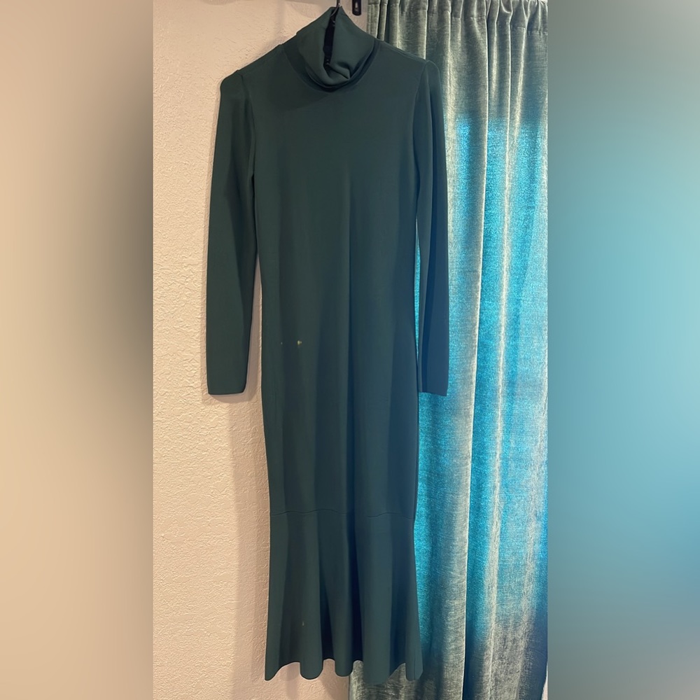Long sleeve green dress size S